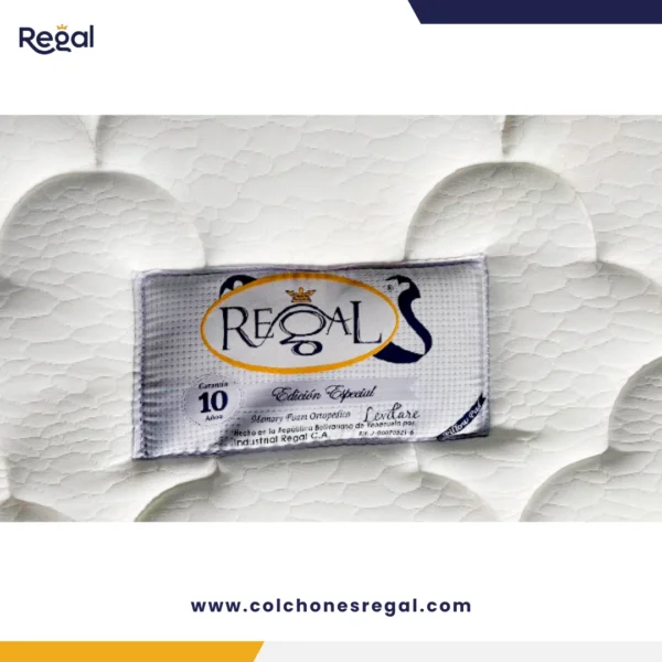 Colchón Memory Edición Especial Etiqueta - Colchones Regal