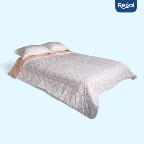 Edredón Comforter Mikey Rosa Colchones Regal