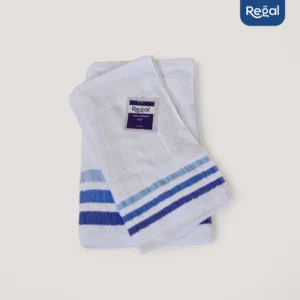 Toalla de Baño Bicolor Azul Colchones Regal